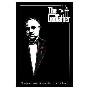 PP30558 Poster - The Godfather red rose